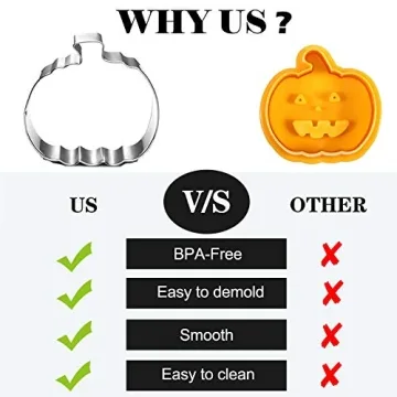 Halloween Cookie Cutters - 5 Unique Shapes for Fun Baking