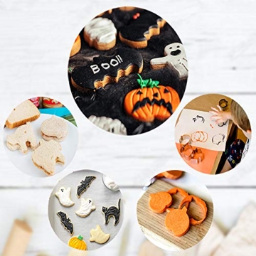 Halloween Cookie Cutters - 5 Unique Shapes for Fun Baking