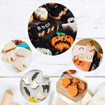 Halloween Cookie Cutters - 5 Unique Shapes for Fun Baking