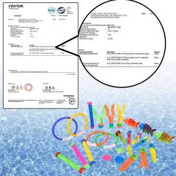 28 Pcs Balnore Underwater Swimming Pool Toys