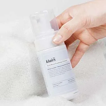 DearKlairs Rich Moist Foaming Cleanser for Sensitive Skin