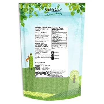 Food to Live Organic Antioxidant Mix Sprouting Seeds 1 Pound