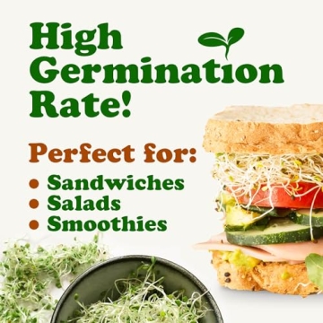 Food to Live Organic Antioxidant Mix Sprouting Seeds 1 Pound