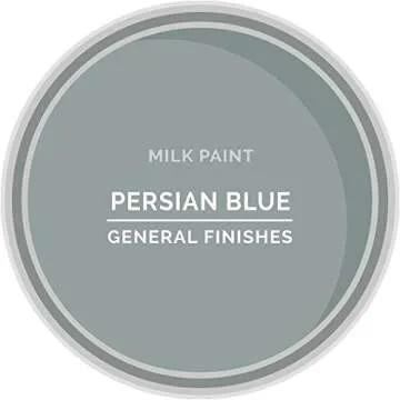 General Finishes Water Based Milk Paint, 1 Quart, Persian Blue