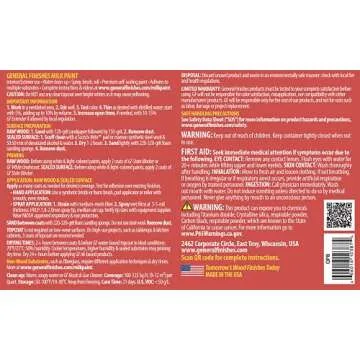 General Finishes Water Based Milk Paint, 1 Quart, Persian Blue