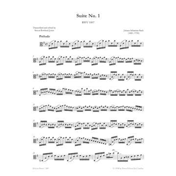 6 Cello Suites BWV 1007-1012 Transcribed for Viola - Vibrant Interpretations for Violaists