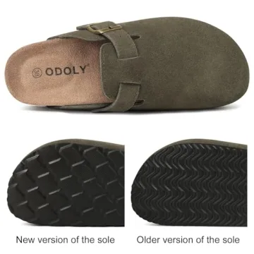 Comfort Suede Clogs with Arch Support for Women
