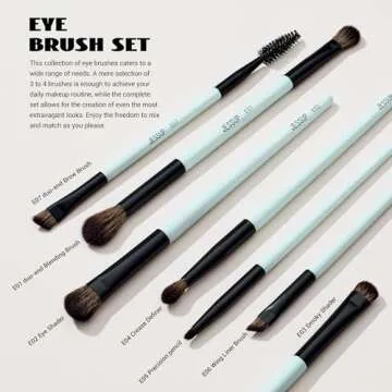 Jessup Double Sided Makeup Brushes for All Occasions