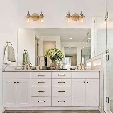 Stylish KSANA 2-Light Vanity Light Fixture for Modern Homes