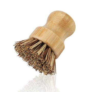 Eco-Friendly Bamboo Dish Scrub Brush Set for Natural Cleaning
