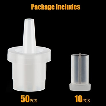 EKYSSO Lash Glue Replacement Caps - 60 PCS Set