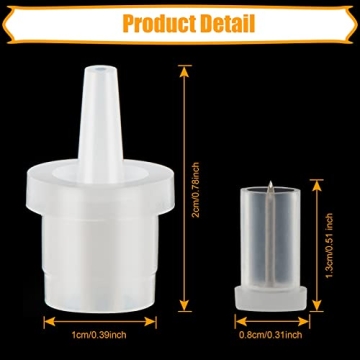 EKYSSO Lash Glue Replacement Caps - 60 PCS Set