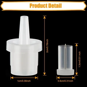 EKYSSO Lash Glue Replacement Caps - 60 PCS Set