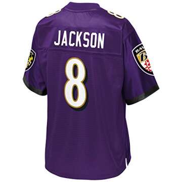 NFL PRO LINE Men's Lamar Jackson Purple Baltimore Ravens Team Player Jersey