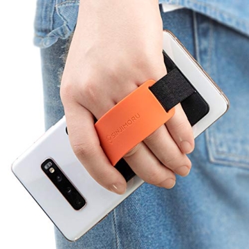 Sinjimoru Phone Grip Card Holder with Kickstand for iPhone