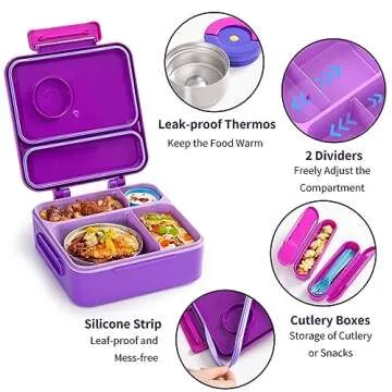HAIXIN Kids Bento Box - Insulated Hot Lunch Container