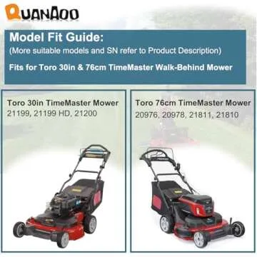 Quanaoo 133-1998 Brake Cable for Toro Lawn Mowers