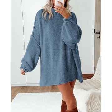 Cozy Oversized Knit Pullover Sweater for Women