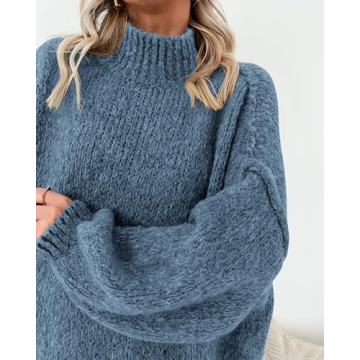 Cozy Oversized Knit Pullover Sweater for Women