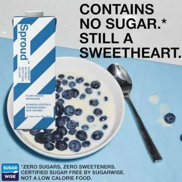 SPROUD Dairy Free Milk UNSWEETENED Vegan Pea Protein 1L