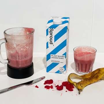 SPROUD Dairy Free Milk UNSWEETENED Vegan Pea Protein 1L