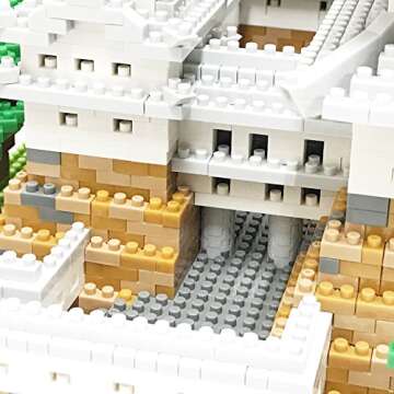 Kawada NB-042 Himeji Castle Deluxe Nanoblock Set