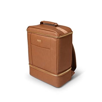 Igloo Premium Luxe Backpack Cooler Cognac Insulated Stylish