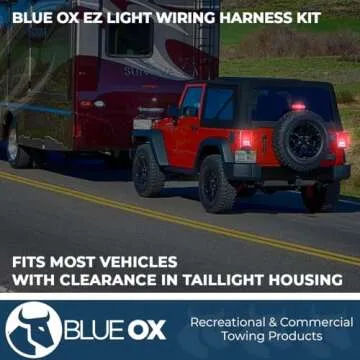 Blue Ox BX88368 EZ Light Wiring Kit for Jeep Wrangler JL & Gladiator