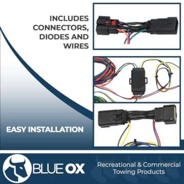 Blue Ox BX88368 EZ Light Wiring Kit for Jeep Wrangler JL & Gladiator