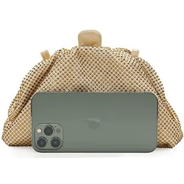 nodeber Rhinestone Clutch Bag for Parties and Events