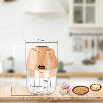 TOPESCT Electric Mini Chopper Portable USB Food Processor