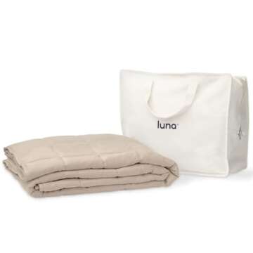 Luna Luxe Cotton Weighted Blankets for Adults - Premium Comfort