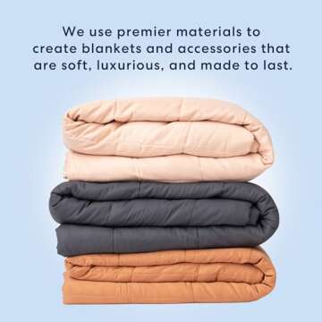 Luna Luxe Cotton Weighted Blankets for Adults - Premium Comfort