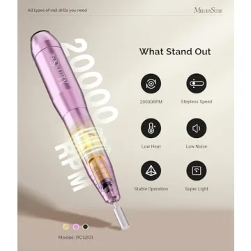 MelodySusie Electric Nail Drill for Professional Nail Care