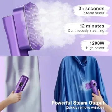 Portable Travel Steamer for Quick Wrinkle Removal
