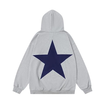 Aelfric Eden Oversized Graphic Hoodies for Trendy Street Style - Y2K Star Design