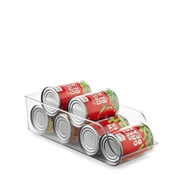 Set Of 6 Stackable Refrigerator Organizer Bins for Easy Storage