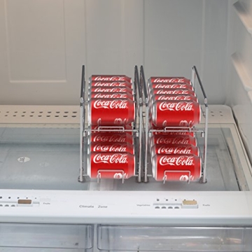 Simple Houseware Stackable Beverage Can Dispenser Rack 2 Pack