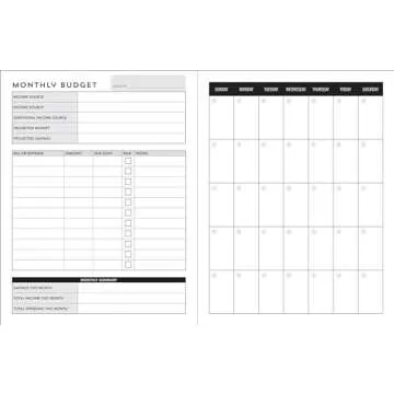 Weekly Budget Planner: A Year-Long Undated Spending Tracker