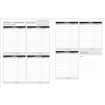 Weekly Budget Planner: A Year-Long Undated Spending Tracker