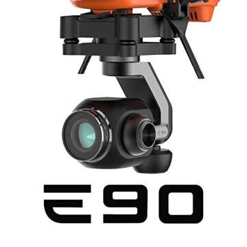Yuneec H520 + E90 System | H520 airframe, E90 3-axis gimbal camera, ST16S, Filter Ring, Two 520 Battery, Lanyard, Charging Cube