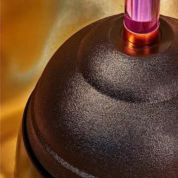 The Plunger Premium Acrylic Toilet Plunger - Colorful Toilet Plunger Complete with Sleek Drip Tray Ideas - Available in Purple, Green, Blue, and Orange - Gift for Mom