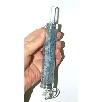 Healing Crystals India Large Beautiful Ornate Lapis Lazuli Merkabah Merkaba Healing Chakra Wand