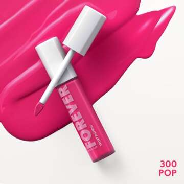 Covergirl Outlast Forever Velvet Pigment, 300 Pop, Matte Lipstick, Vegan Formula, Easy to Use, Glide...