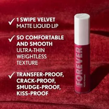 Covergirl Outlast Forever Velvet Pigment, 300 Pop, Matte Lipstick, Vegan Formula, Easy to Use, Glides on Effortlessly, Long-Lasting, Perfect Color, 0.30oz