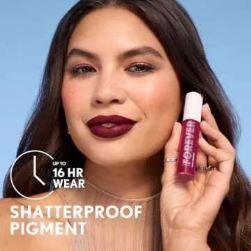 Covergirl Outlast Forever Velvet Pigment, 300 Pop, Matte Lipstick, Vegan Formula, Easy to Use, Glides on Effortlessly, Long-Lasting, Perfect Color, 0.30oz