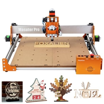 FoxAlien Masuter Pro CNC Router: Precision 3-Axis Engraving & Cutting Machine