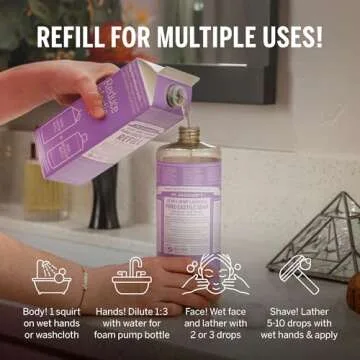 Dr. Bronner's Pure-Castile Soap - Eco-Friendly & Versatile