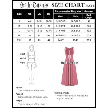 Scarlet Darkness Women Renaissance Dress Underbust Medieval Pirate Pesant Overdress