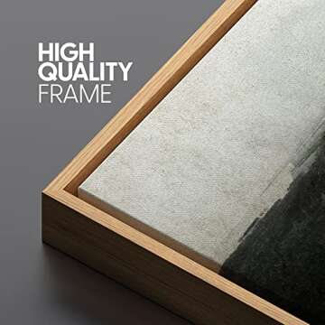 SIGNLEADER Dark Green Forest Canvas Print Wall Art